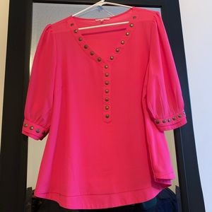 41 Hawthorn Stud Detail Blouse